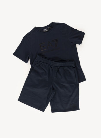 T-SHIRT+SHORT VISIBILITY RAGAZZO, UB102 NVY, small