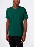 T-SHIRT CON LOGO RICAMATO PICCOLO ICONS, GS584 VERDONE, thumb