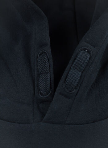 FELPA CON CAPPUCCIO CHIUSO CLASSIC RAGAZZO, 023 BLK, small