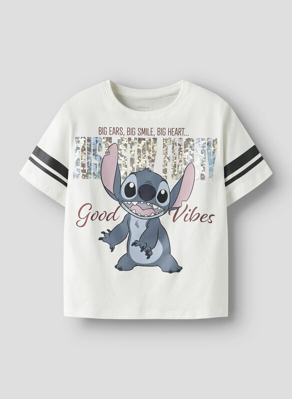 T-SHIRT STITCH RAGAZZA, CLOUD DANCER, medium