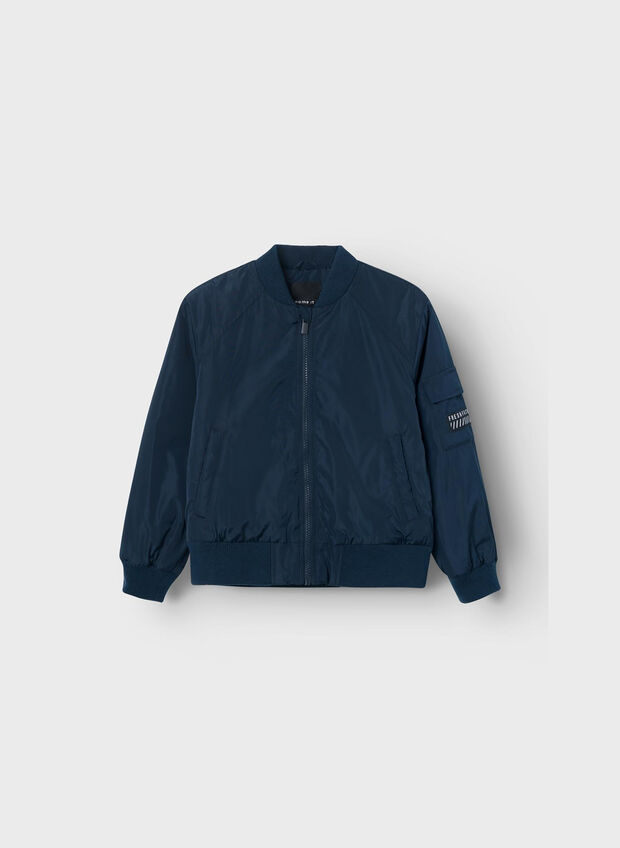 GIUBBOTTO BOMBER MACA RAGAZZO, DARK SAPPHIRE NVY, large