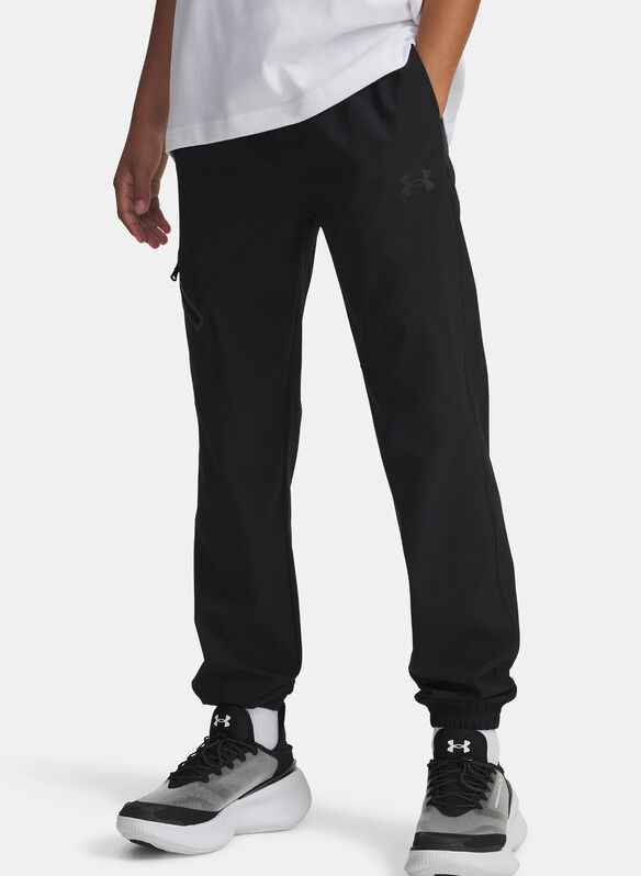 PANTALONE UNSTOPPABLE WOVEN RAGAZZO, 0001 BLK, medium