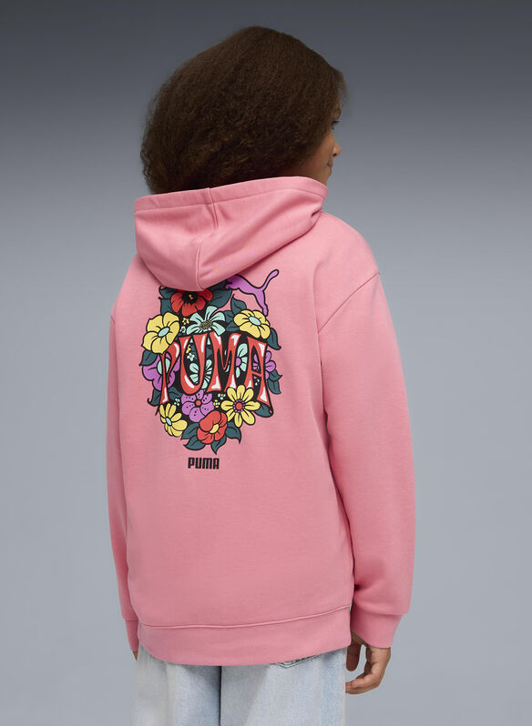 FELPA MID 90 HOODIE RAGAZZA, 25 WILD PINK, medium