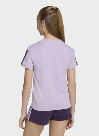 T-SHIRT ESSENTIALS RAGAZZA, LILLA, small