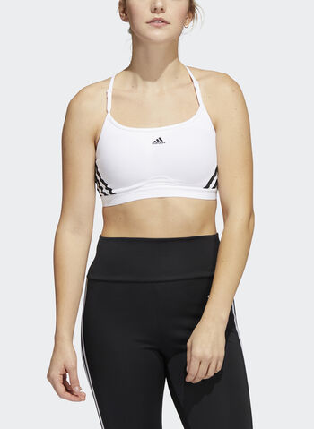 REGGISENO SPORTIVO AEROREACT TRAINING 3-STRIPES, WHT, small