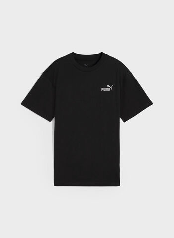 T-SHIRT ESSENTIAL NO. 1  RAGAZZO, 01 BLK, small