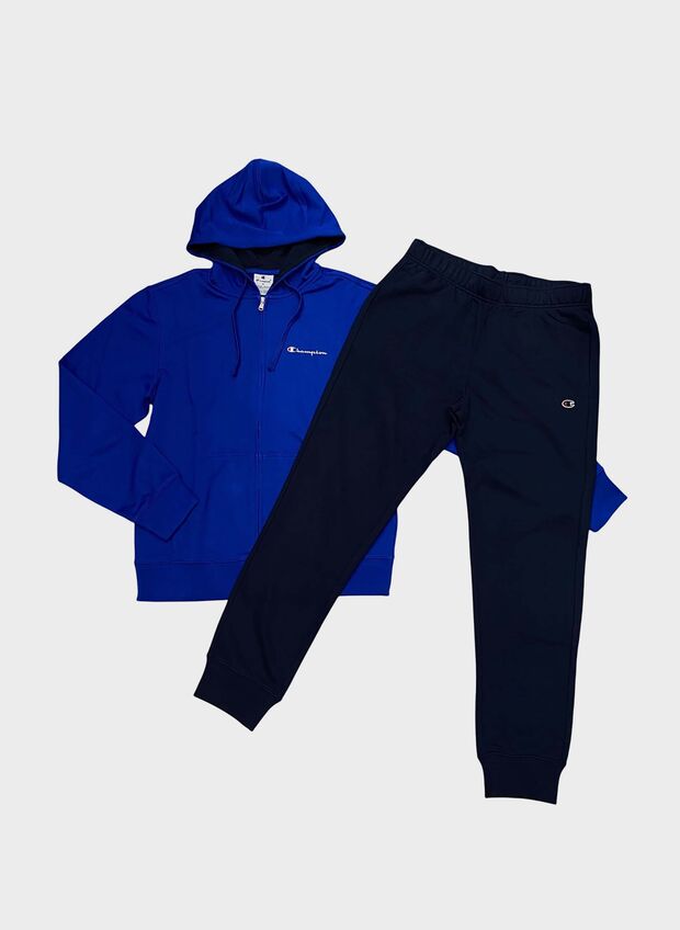 TUTA FULL ZIP MICRO LOGO, BS008 ROY, large