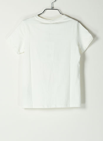 T-SHIRT NIKA TESCHIO RAGAZZA, SNOW WHT, small