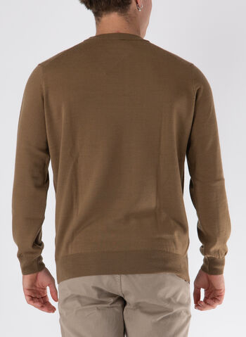 MAGLIONE GIROCOLLO CON LOGO, , small