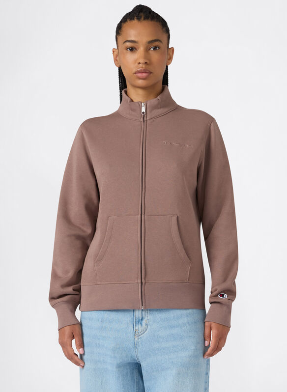 FELPA HERITAGE FULL ZIP, MS513 CIOCCOLATO, medium