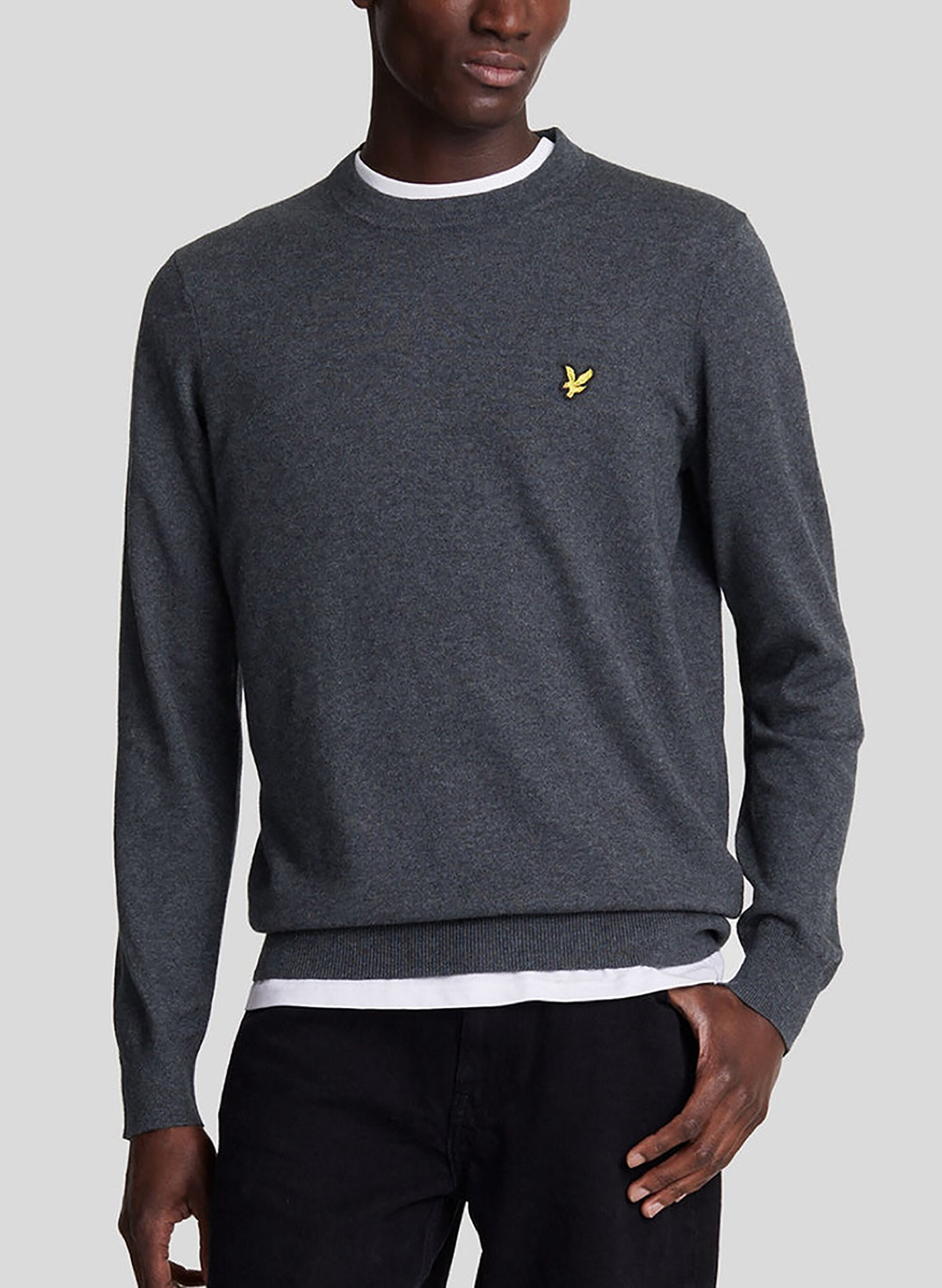MAGLIONE GIROCOLLO CON LOGO XL