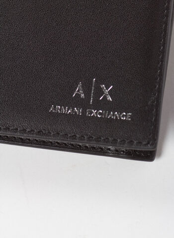 PORTAFOGLIO IN FINTA PELLE, 00020 BLK, small