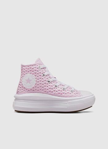 SCARPA CHUCK TAYLOR ALL STAR MOVE PLATFORM BAMBINA, 523 PINKWHT, small