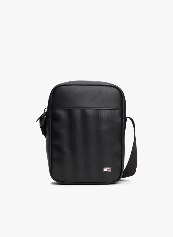 TRACOLLA REPORTER HILFIGER FLAG A COSTE, BDS BLK, medium