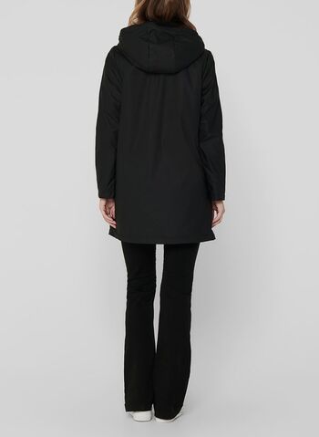 GIUBBOTTO SALLY CON CAPPUCCIO, BLACK, small