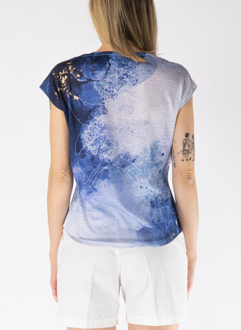 T-SHIRT A MANICA CORTA SUBLIFLOWER, 2713 NVY, small