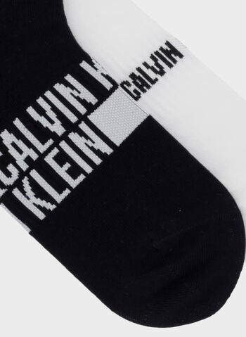 CALZA SNEAKER LOGO, 001 BLK, small