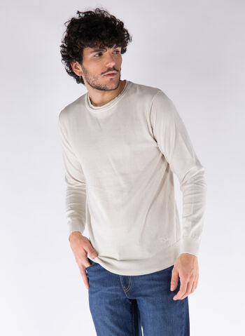 MAGLIONE GIROCOLLO, 0250 ECRU, small