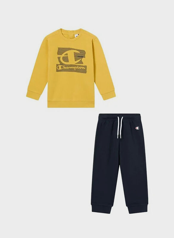 TUTA GIROCOLLO LOGO PRINT BIMBO, YS153 YELNVY, medium