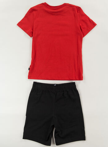 COMPLETO T-SHIRT + SHORT RAGAZZO, 21 RED, small