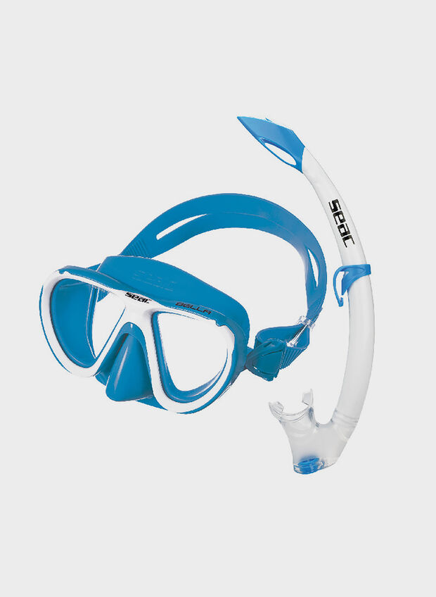 SET BELLA MASCHERA+BOCCAGLIO JUNIOR, AZZ, large