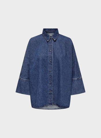 CAMICIA GRACE, MEDIUM BLUE DENIM, small
