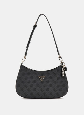 BORSA A SPALLA NOELLE 4G LOGO, CLO BLK, small
