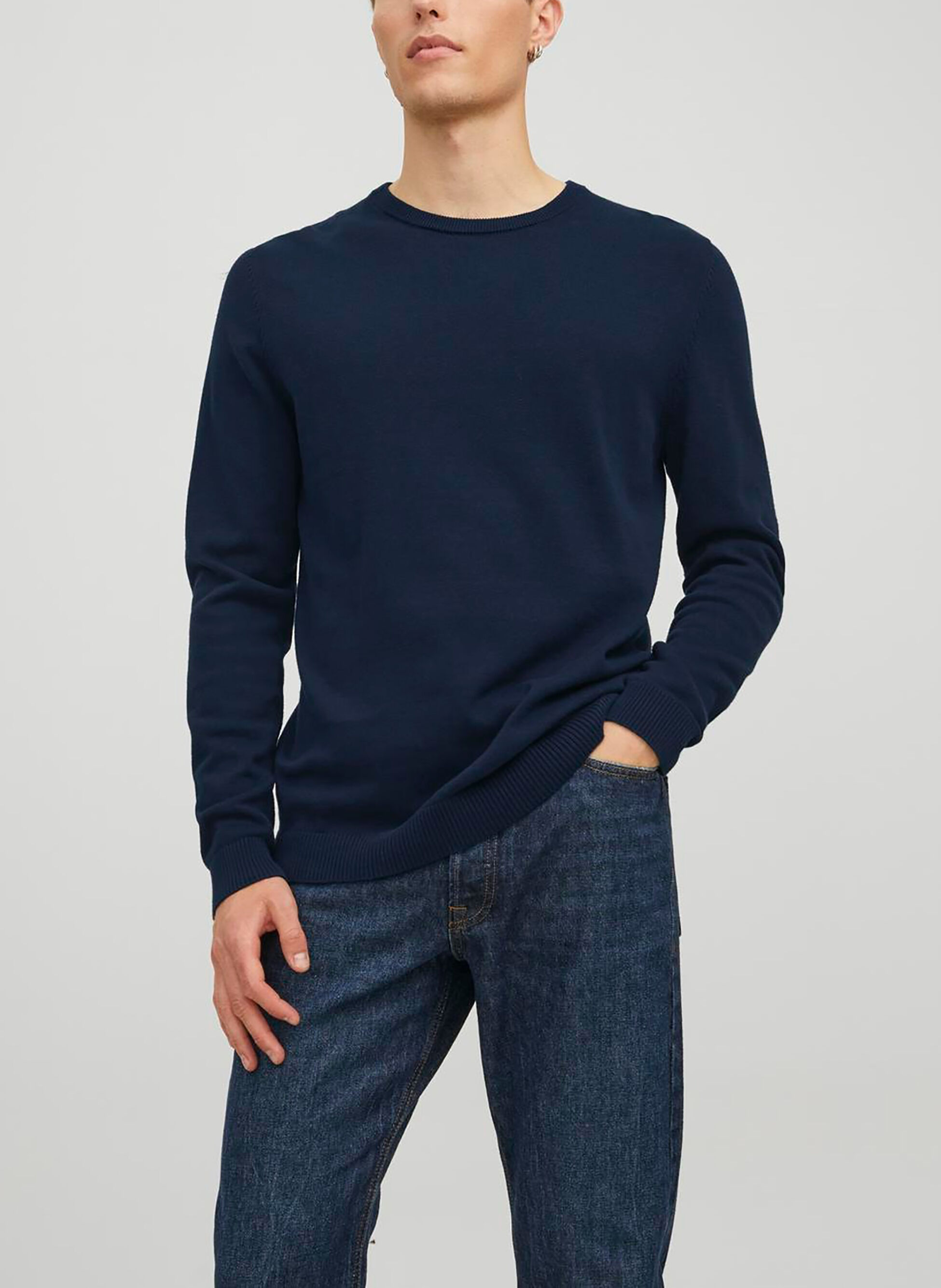 MAGLIONE GIROCOLLO BASIC ESSENTIAL XXL
