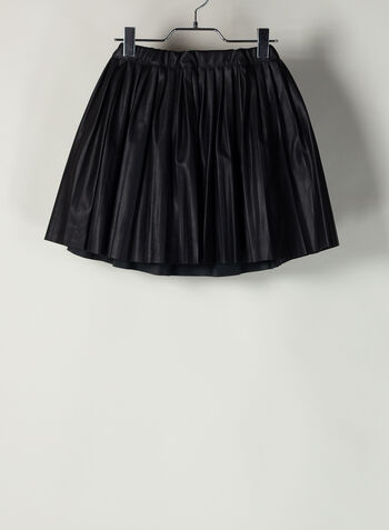 GONNA PLISSETTATA BAMBINA, BLK, small