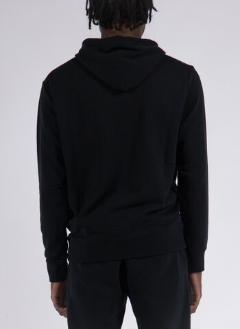 FELPA AUTHENTIC CON CAPPUCCIO, KK001 BLK, small