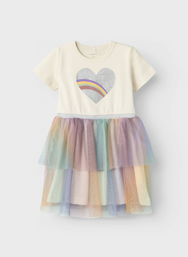 ABITO HAPPI TULLE BAMBINA, JET STREAM, large