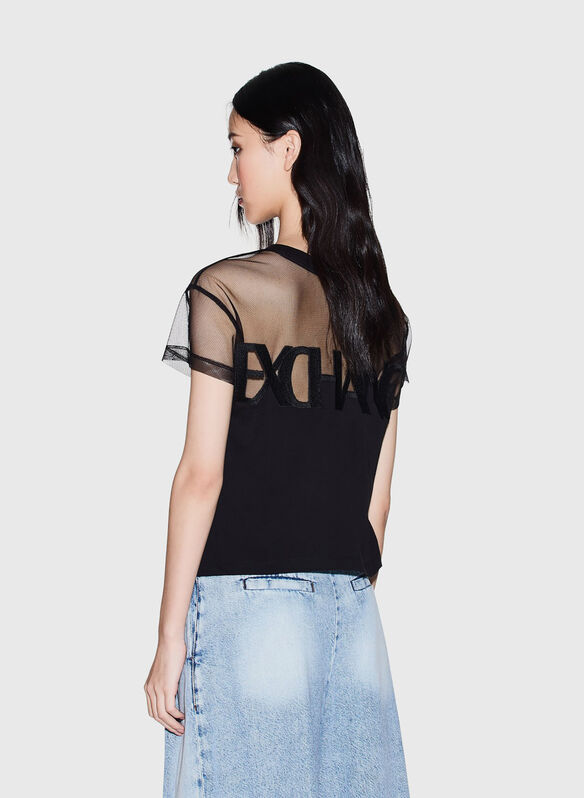 T-SHIRT IN COTONE, UC001 BLK, medium