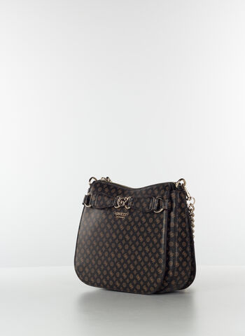 BORSA A SPALLA ARLENA, MLO BROWN, small