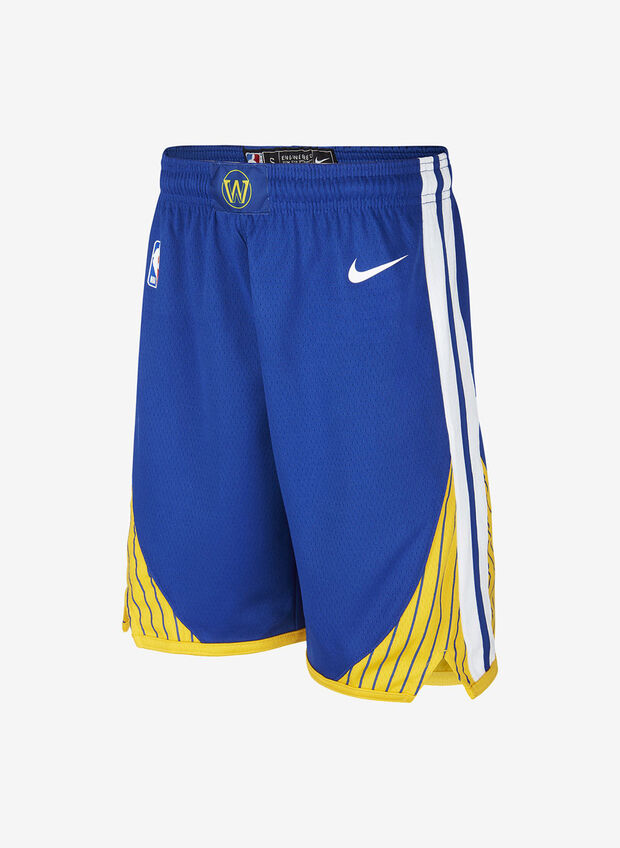 BERMUDA NBA GOLDEN STATE WARRIORS RAGAZZO, NVY, large