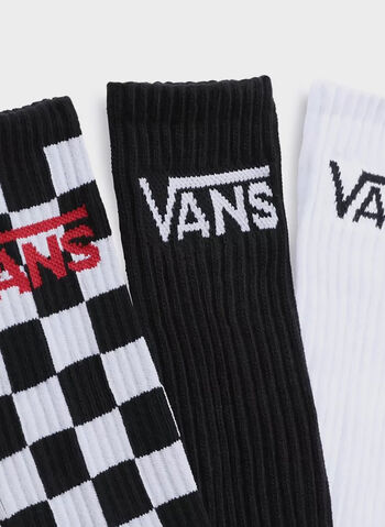 CALZA LOGO 3 PAIA UNISEX, BLKWHT, small