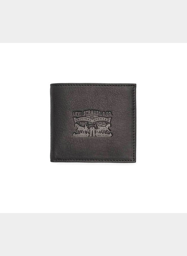 PORTAFOGLIO TWO HORSES PULL VERTICAL, 59BLK, large