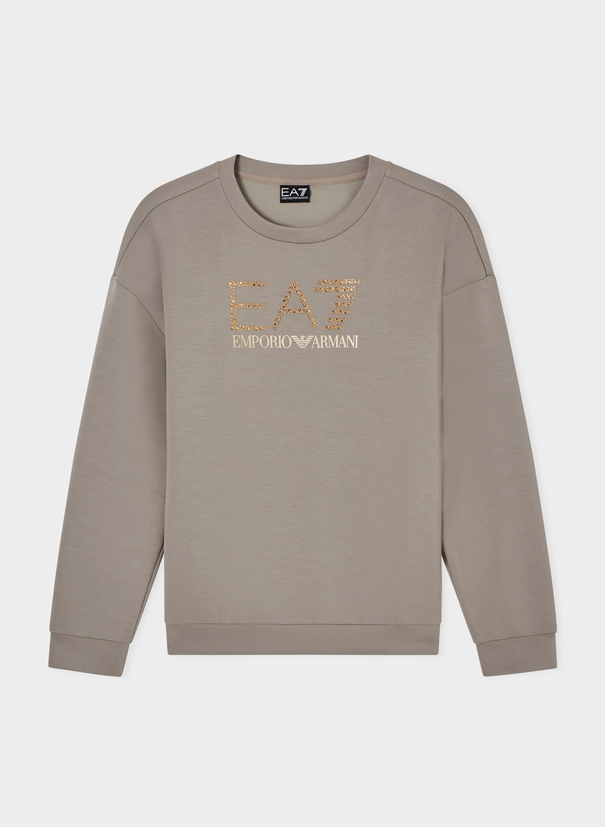 EA7 FELPA LOGO STRASS XS