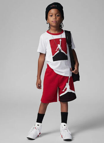 COMPLETO T-SHIRT + SHORT JORDAN BAMBINO, R78 WHTRED, small