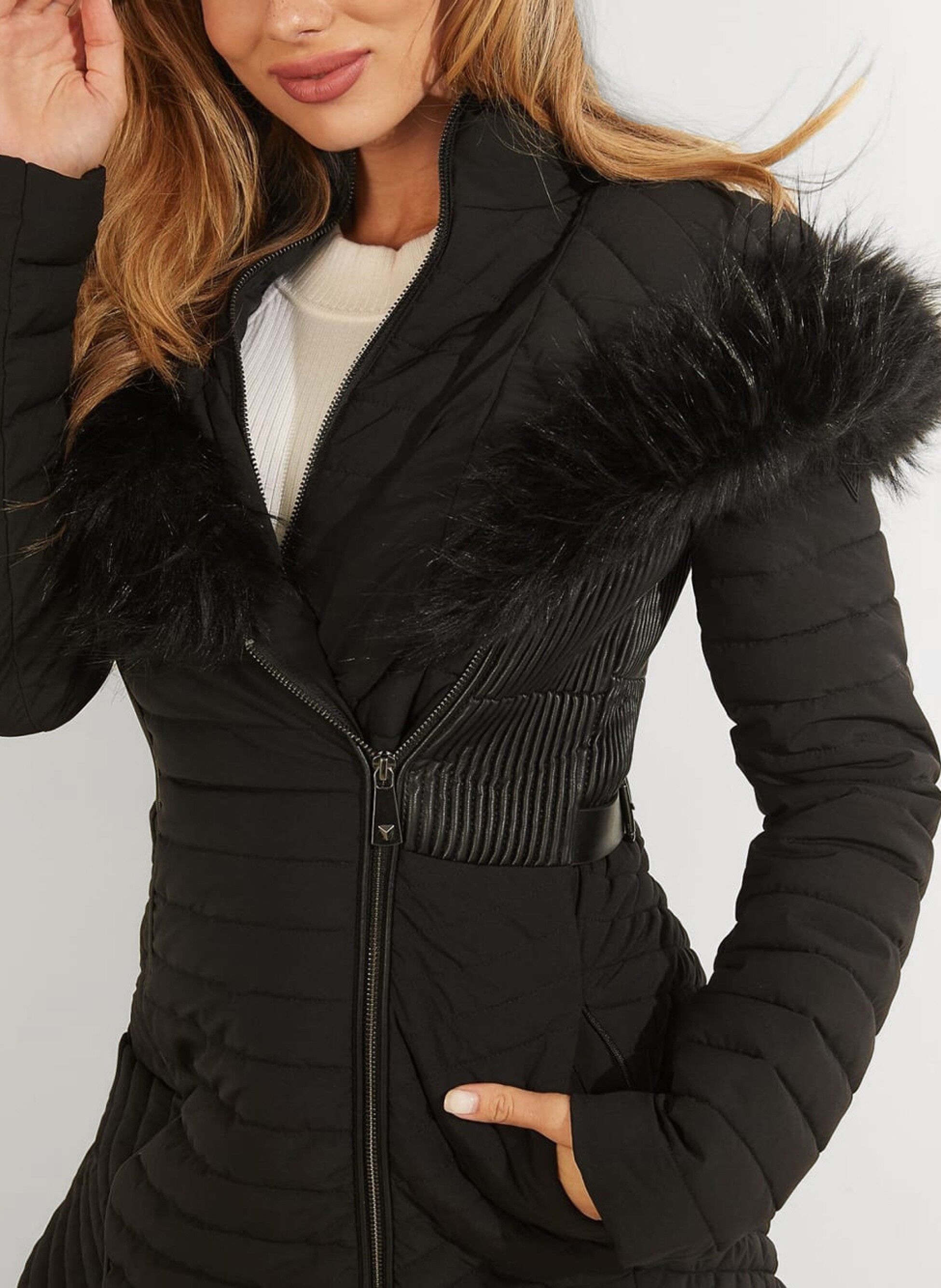 giacca simil pelliccia