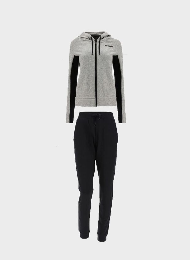 FREDDY TUTA SPORTIVA COLORBLOCK Grigio, Nero Donna | Sport85