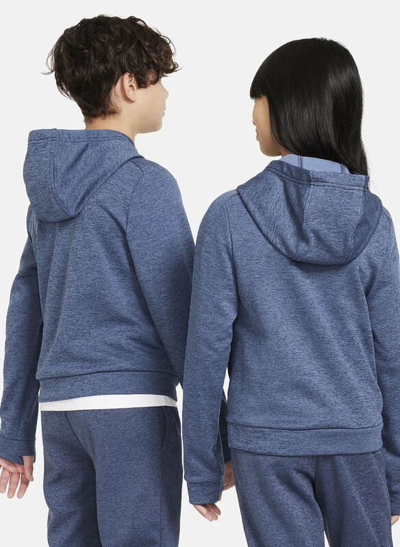 FELPA HOODIE THERMA-FIT JUNIOR, 410 MIDNIGHT, medium