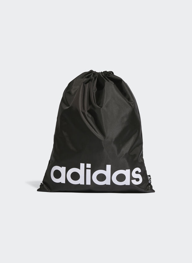 GYM SACK LINEAR UNISEX, BLK, large