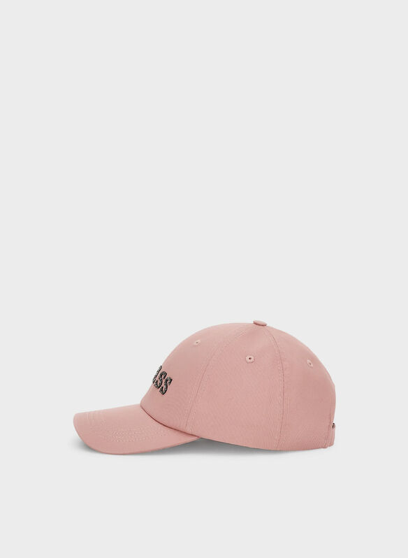 CAPPELLO LOGO CON STRASS, PIN PINK, medium