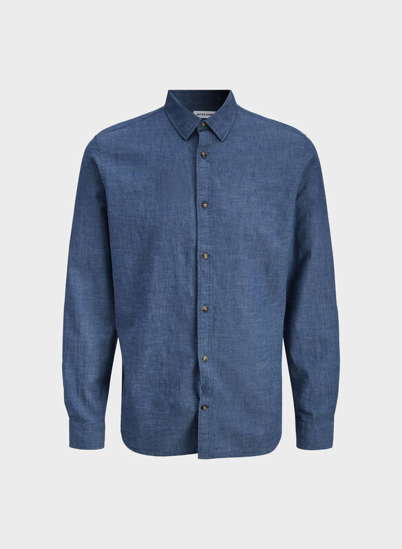 CAMICIA REGULAR FIT, NAVY BLAZER, medium