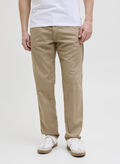 PANTALONE KAIN JOGGER MISTO LINO, CROCKERY SABBIA, thumb