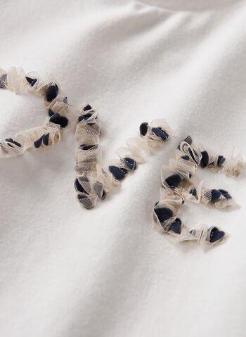 T-SHIRT ML LOVE NONA BAMBINA, CLOUD DANCER, small