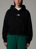 FELPA HOODIE CROP IN VITA ESSENTIAL, BLK, thumb