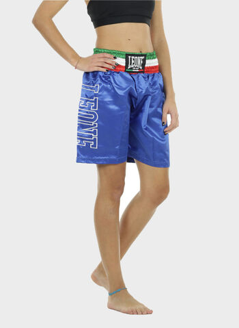 PANTALONCINO BOXE FASCIA TRICOLORE UNISEX, 02 NVY, small