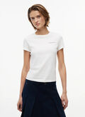 T-SHIRT LOGO, YBL WHT, thumb