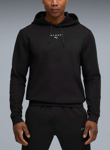 FELPA HOODIE PUMA X HYROX CLOUDSPUN, 01 BLK, small